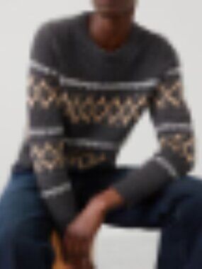 Fair Isle Pullover Sweater